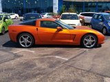 2007 Atomic Orange Metallic Chevrolet Corvette Coupe #85119649