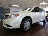 Pearl White Tri-Coat Dodge Journey in 2014