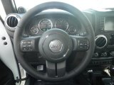 2014 Jeep Wrangler Unlimited Sahara 4x4 Steering Wheel