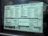 2014 GMC Sierra 1500 SLE Double Cab 4x4 Window Sticker