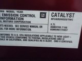 2008 Isuzu i-Series Truck i-370 LS Crew Cab Info Tag