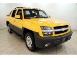 Yellow Chevrolet Avalanche in 2003