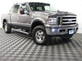 2005 Dark Shadow Grey Metallic Ford F250 Super Duty Lariat Crew Cab 4x4 #85120142