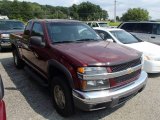 2007 Deep Ruby Red Metallic Chevrolet Colorado LT Extended Cab 4x4 #85184565