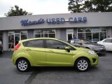 2012 Lime Squeeze Metallic Ford Fiesta SE Hatchback #85184652