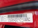 2014 Wrangler Color Code for Flame Red - Color Code: PR4
