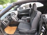2014 Chrysler 200 Touring Convertible Black Interior