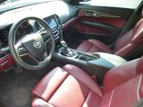 2013 Cadillac ATS 3.6L Premium AWD Morello Red/Jet Black Accents Interior