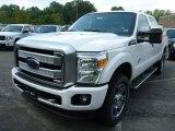 2014 Ford F350 Super Duty Platinum Crew Cab 4x4 Front 3/4 View
