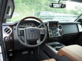 2014 Ford F350 Super Duty Platinum Crew Cab 4x4 Platinum Pecan Leather Interior