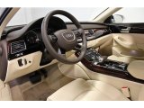 2013 Audi A8 L 4.0T quattro Silk Beige Interior