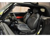 2014 Mini Cooper Convertible Carbon Black Interior