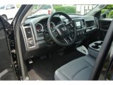 2014 Ram 1500 Express Quad Cab 4x4 Black/Diesel Gray Interior