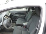 2012 Toyota Yaris Sedan Dark Gray Interior