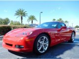 2008 Chevrolet Corvette Coupe Front 3/4 View