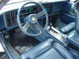 1989 Buick Reatta Coupe Blue Interior