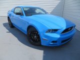 2014 Grabber Blue Ford Mustang V6 Coupe #85269706