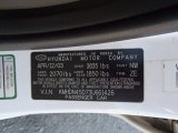 2003 Elantra Color Code for Nordic White - Color Code: NW