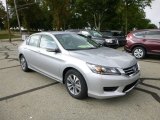 2014 Alabaster Silver Metallic Honda Accord LX Sedan #85310244