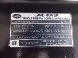 2010 Land Rover Range Rover Supercharged Info Tag