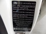 2010 Land Rover Range Rover Supercharged Info Tag