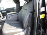 2014 Ford F350 Super Duty Lariat Crew Cab 4x4 Dually Black Interior