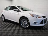 2012 Oxford White Ford Focus SEL 5-Door #85310146