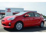 2013 Absolutely Red Toyota Prius c Hybrid Two #85356288