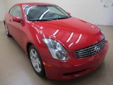 2004 Laser Red Infiniti G 35 Coupe #85356077