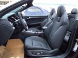 2014 Audi S5 3.0T Premium Plus quattro Cabriolet Black Interior