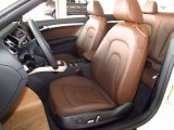 2014 Audi A5 2.0T quattro Cabriolet Chestnut Brown Interior