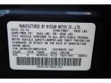2011 M Color Code for Blue Slate - Color Code: K52