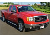 2011 Fire Red GMC Sierra 1500 SLE Extended Cab #85410244