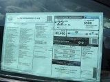 2014 Nissan Pathfinder Platinum Window Sticker
