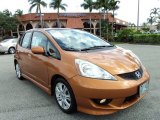 2009 Orange Revolution Metallic Honda Fit Sport #85409888