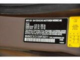 2014 Cooper Color Code for Light Coffee - Color Code: B19