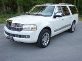 White Suede Metallic Lincoln Navigator in 2008