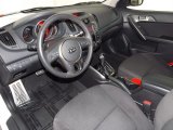 2011 Kia Forte SX 5 Door Black Interior