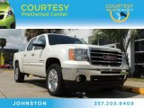 2012 White Diamond Tricoat GMC Sierra 1500 SLE Crew Cab #85466092