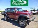 2007 Red Rock Crystal Pearl Jeep Wrangler Unlimited X 4x4 #85466288