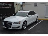 Ibis White Audi A8 in 2013