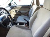 2001 Honda Civic EX Sedan Front Seat