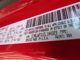 2014 Wrangler Unlimited Color Code for Flame Red - Color Code: PR4