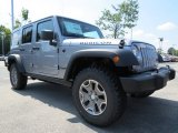Billet Silver Metallic Jeep Wrangler Unlimited in 2014