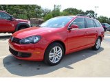 2014 Tornado Red Volkswagen Jetta TDI SportWagen #85488425