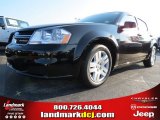 2014 Black Clear Coat Dodge Avenger SE #85488374