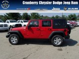 2014 Flame Red Jeep Wrangler Unlimited Sport 4x4 #85498684