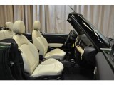 2014 Mini Cooper S Convertible Gravity Polar Beige Leather Interior