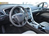 2014 Ford Fusion S Earth Gray Interior