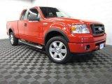 2007 Bright Red Ford F150 FX4 SuperCab 4x4 #85499179